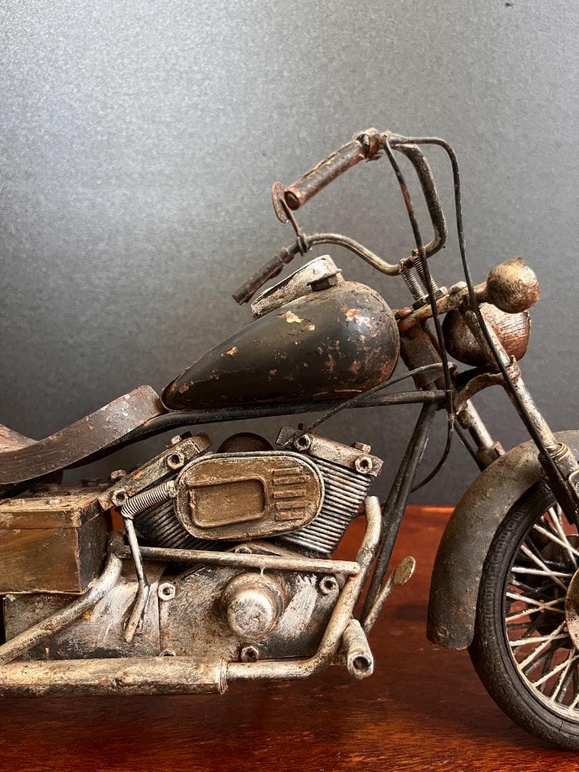 CROWS×WORST 高橋ヒロシサイン入り複製原画 河内鉄生 フィギュアバイク