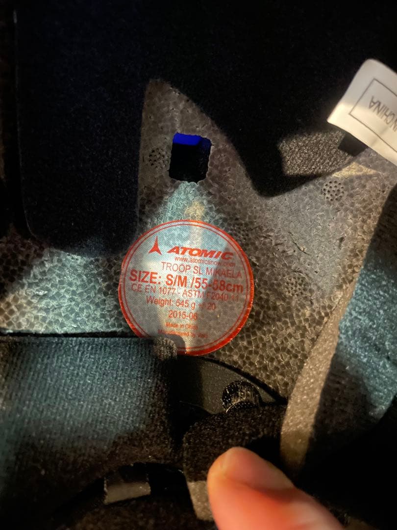 【極美品】Atomic レーシングスキーヘルメット USチーム M