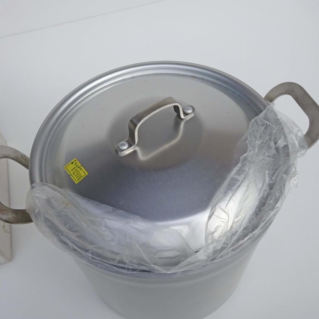 未使用　UNIFLAME ユニフレーム極厚アルミ寸胴鍋スケット付きプロの道具