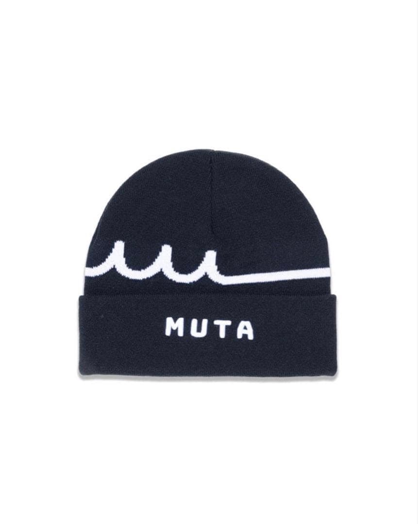 MUTA ニット帽 ネイビー MUTA MARINE ニット帽 黒