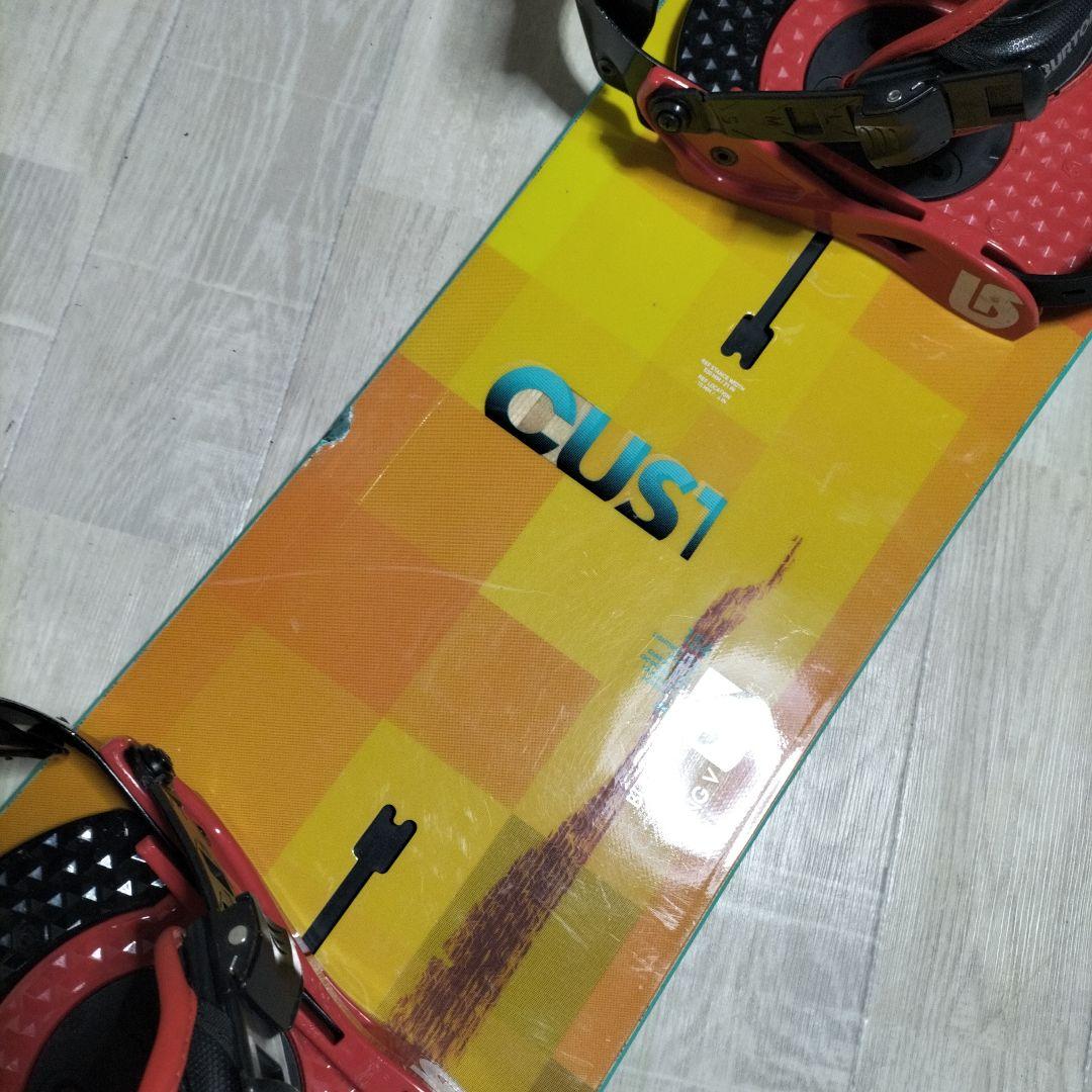 BURTON CUSTOM スノーボード板　ダブルキャンバー　スノーボードセット