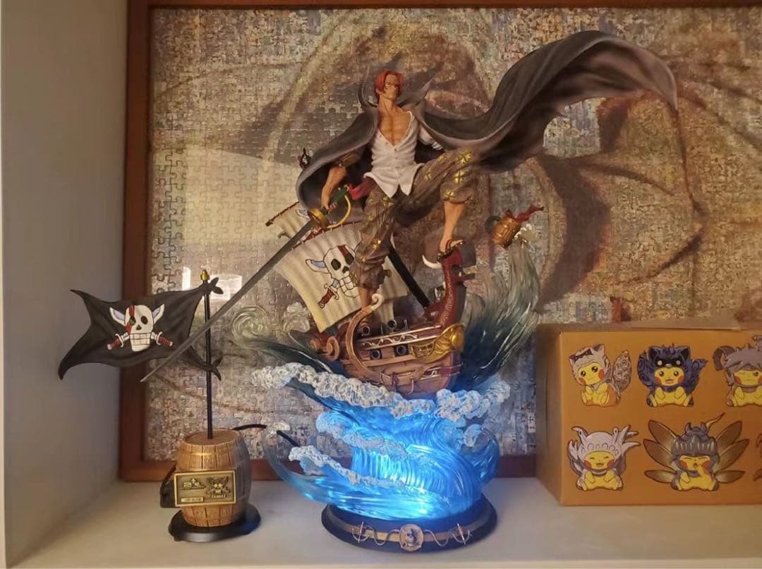 ワンピース 赤髪 シャンクス ガレージキット ガレキ スタチュー①④