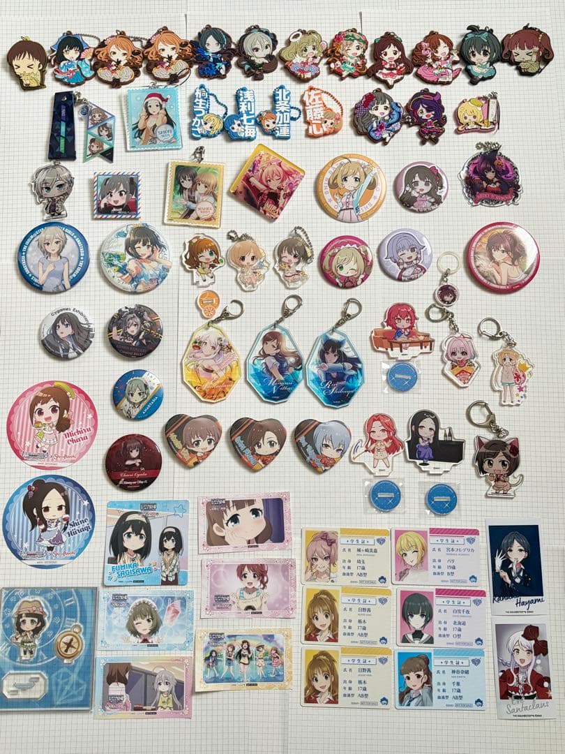 【60点以上】デレマス グッズ まとめ売り（アナスタシア・一ノ瀬志希 他）