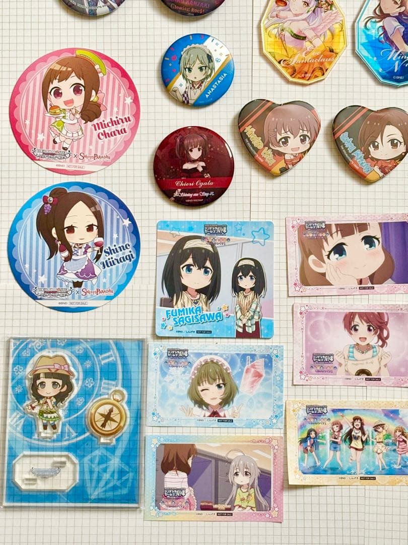 【60点以上】デレマス グッズ まとめ売り（アナスタシア・一ノ瀬志希 他）