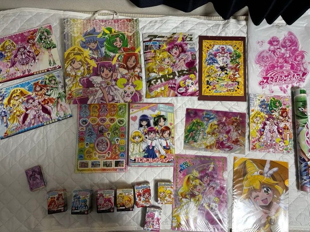 スマイルプリキュア！グッズ　カレンダー、クリアファイル、下じきなど