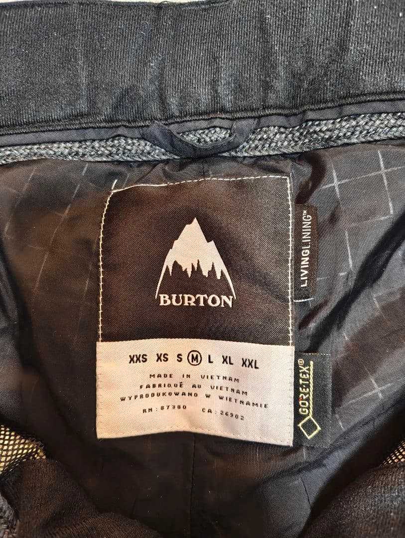 スノーボード Burton Mt Ballast Pant goretex black M