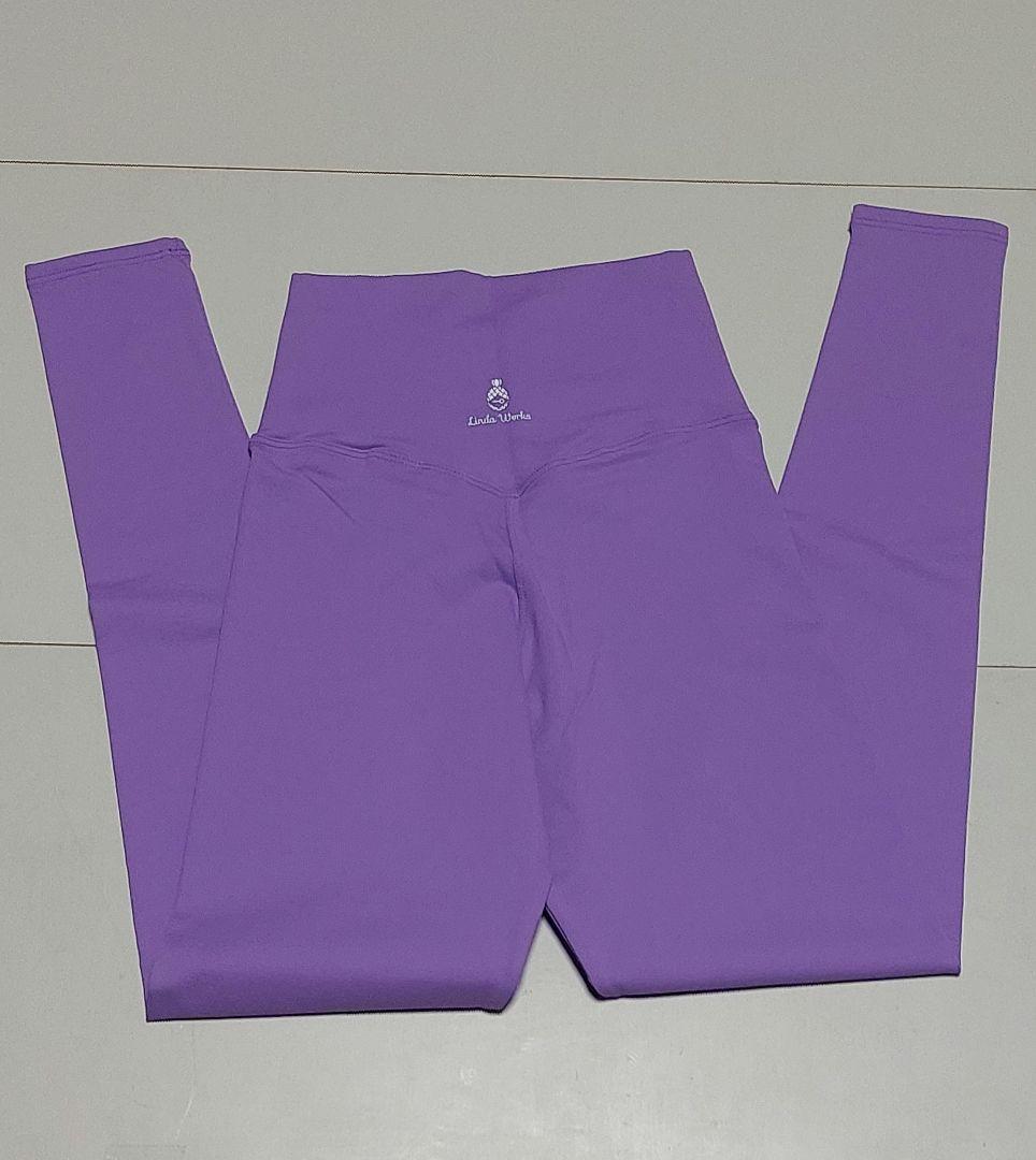 Linda Works ヨガウェア すみれ ハートレギンスsize M
