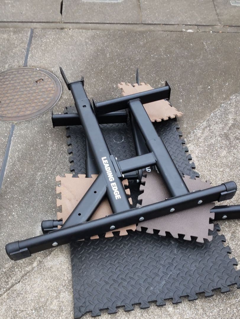 リーディングエッジ スクワット ベンチラック セーフティーバー付き