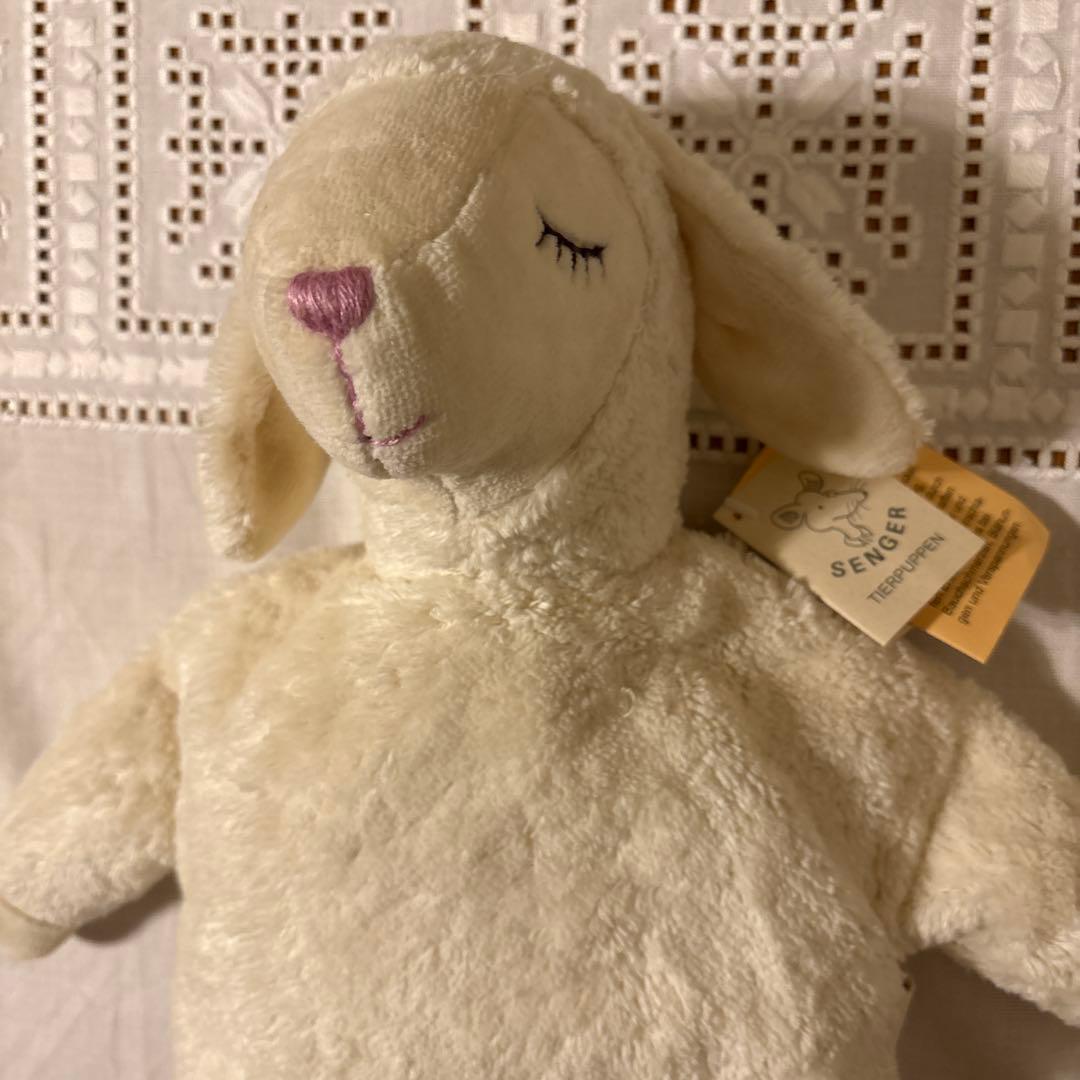 ひつじ　ゼンガー SENGER オーガニックコットン　チェリーピロー　47cm