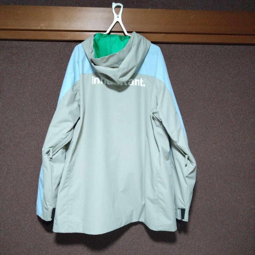 inhabitant　ウェア Lサイズ　水色/ベージュ