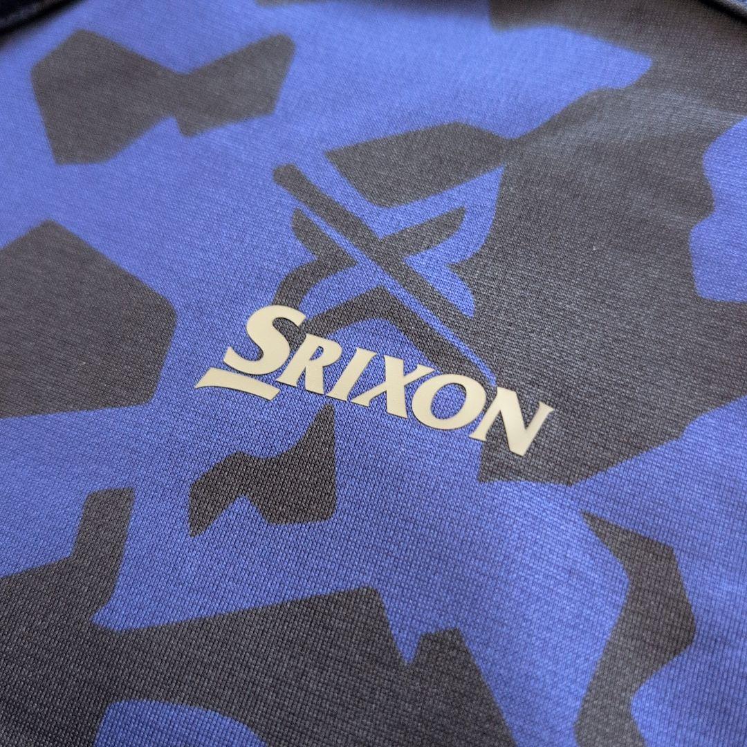 【極美品】スリクソンゴルフ　迷彩柄ジップアップブルゾン LL