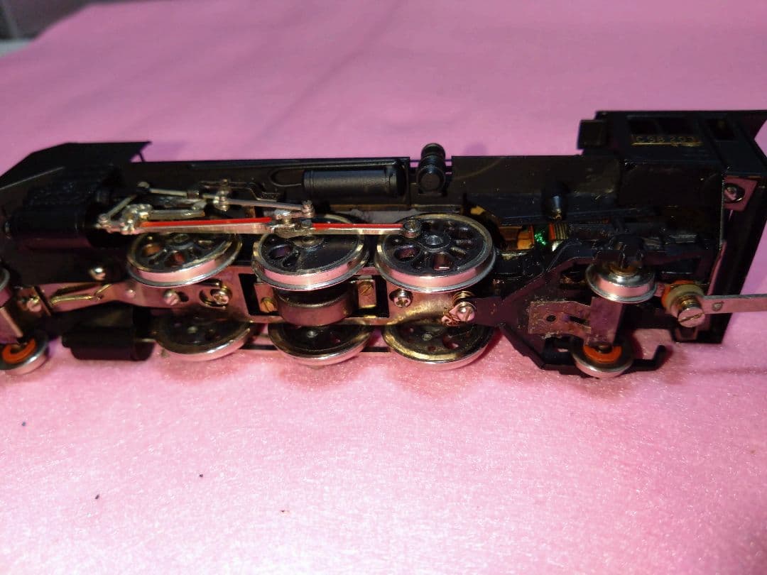 HOゲージ C58形 蒸機機関車 208号機　（金属製・宮沢模型製) 中古品