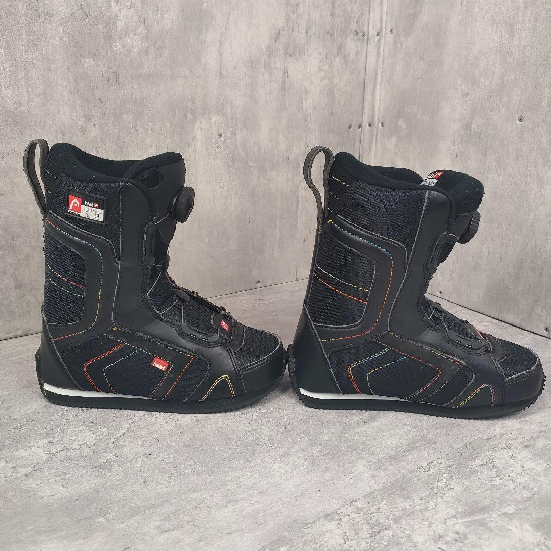 【良品】HEAD JR BOA スノーボードブーツ 22.5 23.5 ブラック
