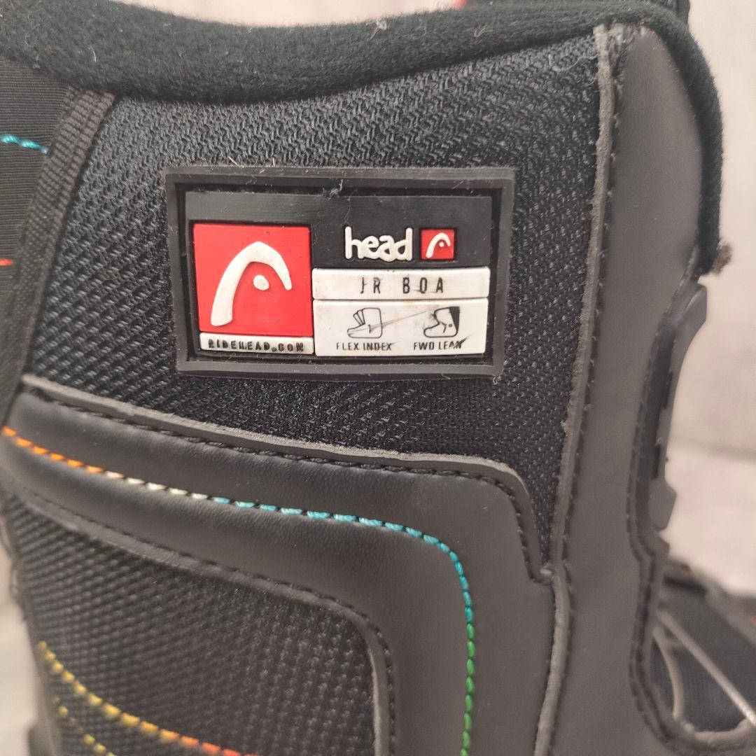 【良品】HEAD JR BOA スノーボードブーツ 22.5 23.5 ブラック