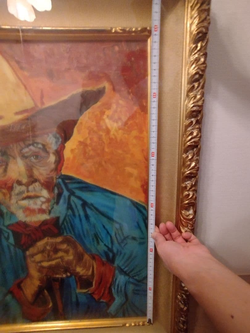 パシアンス・エスカリエの肖像　模写　額付き