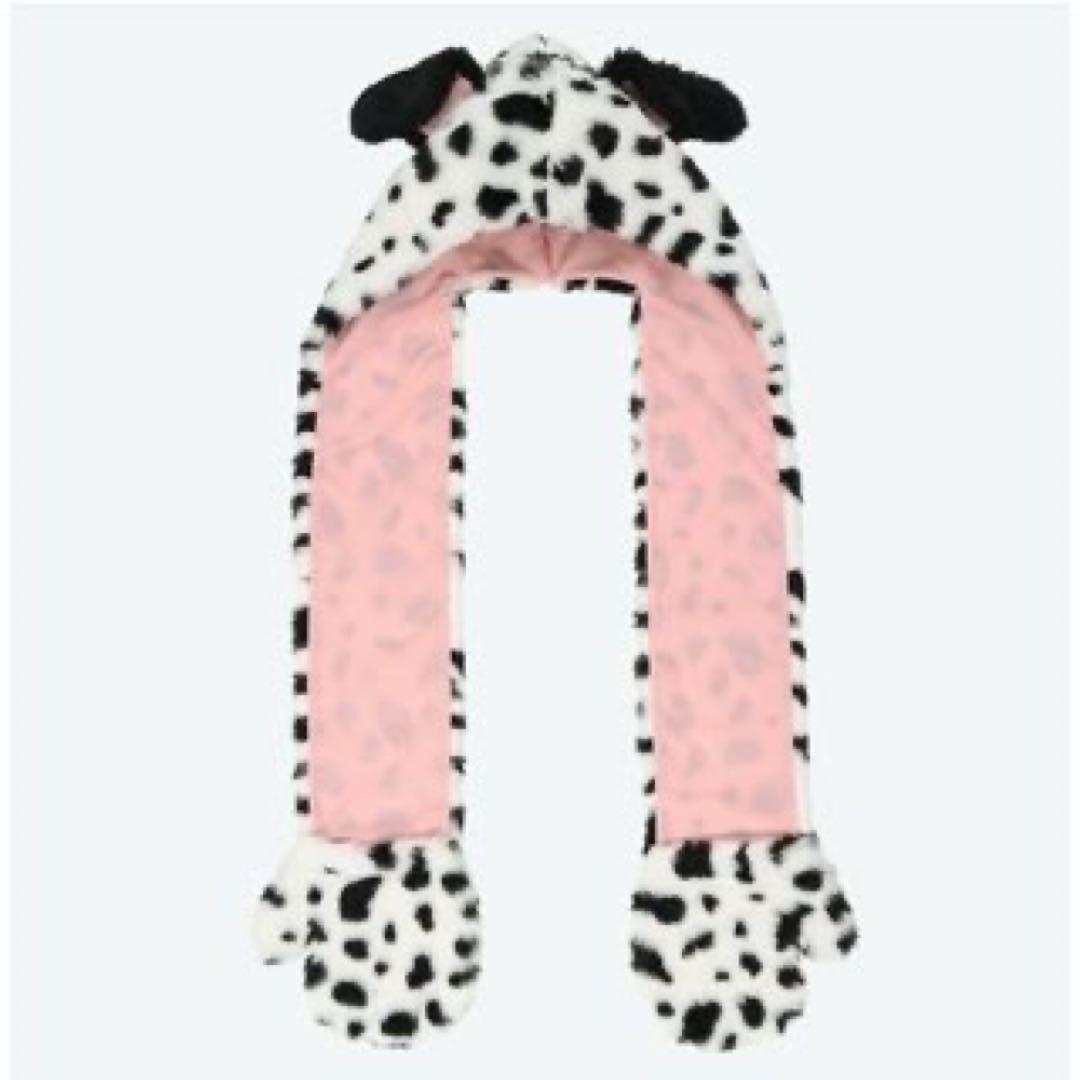 ディズニー 101匹わんちゃん マフラーファンキャップ