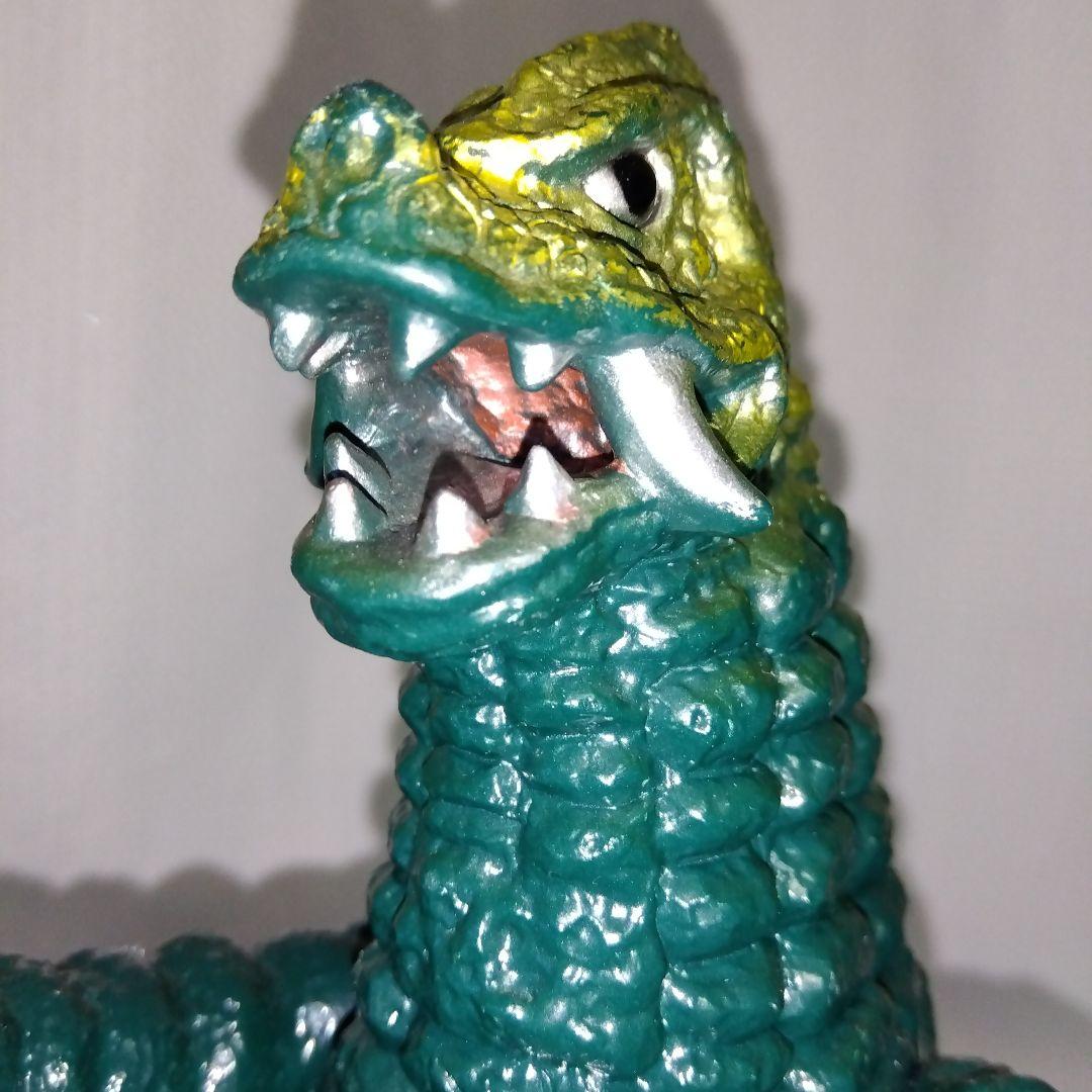 無版権　レッドキング　ソフビ　グレートザウルスシリーズ風　マルサン　ブルマァク