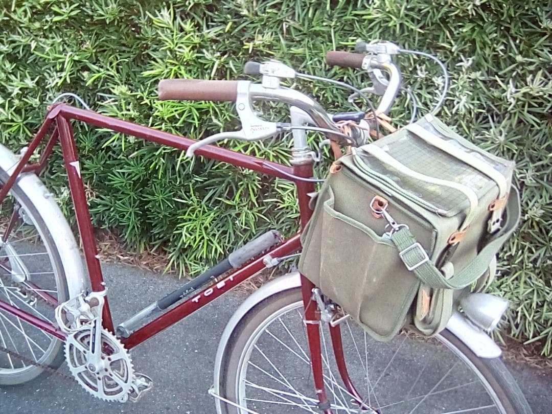 オーストリッチフロントバッグのみの販売です。　東栄ランドナーなどにおすすめ。