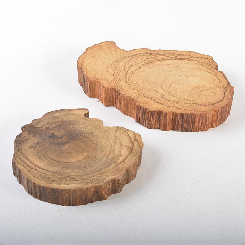 煎茶道具　天然木　飾台　香炉台　2点　まとめて　V　5481