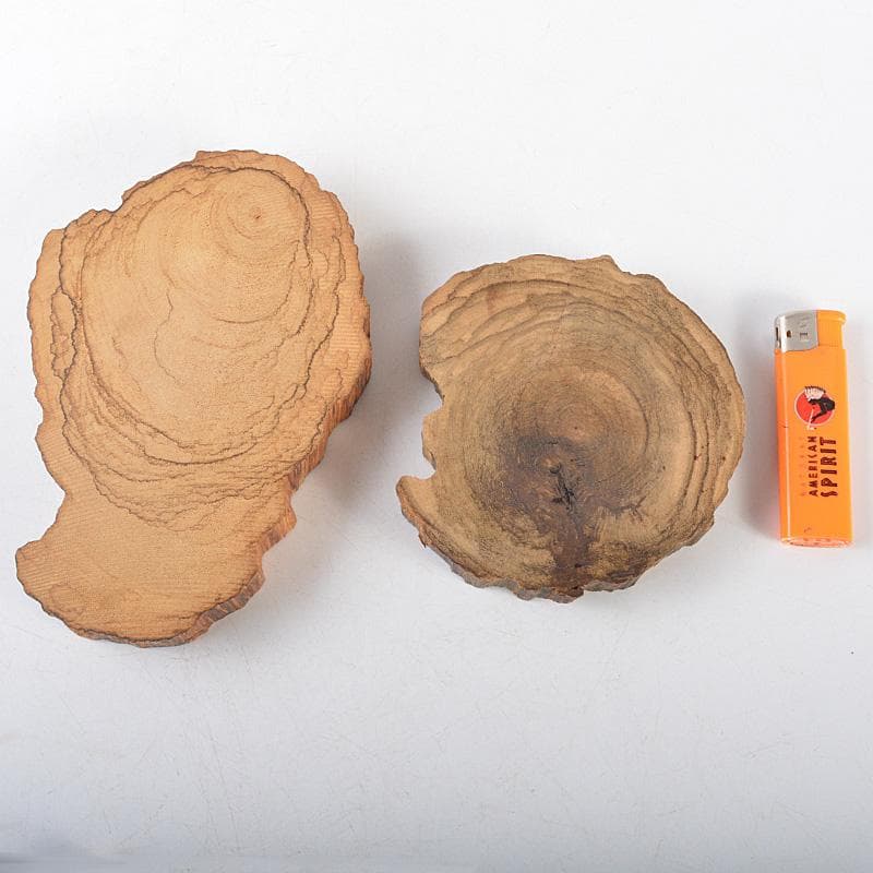 煎茶道具　天然木　飾台　香炉台　2点　まとめて　V　5481