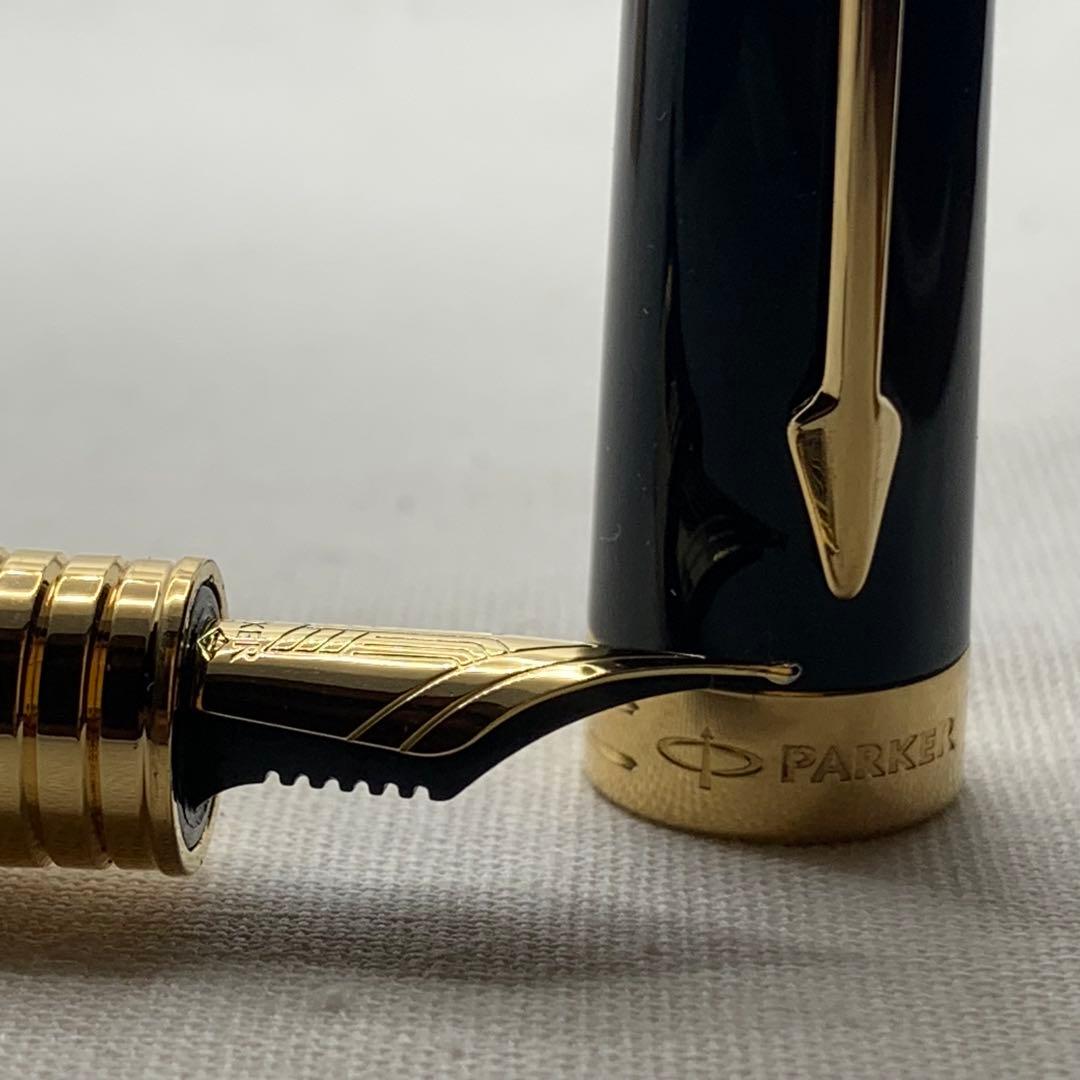 パーカー　プリミエ　万年筆　18K 字幅M ブラックラックGT
