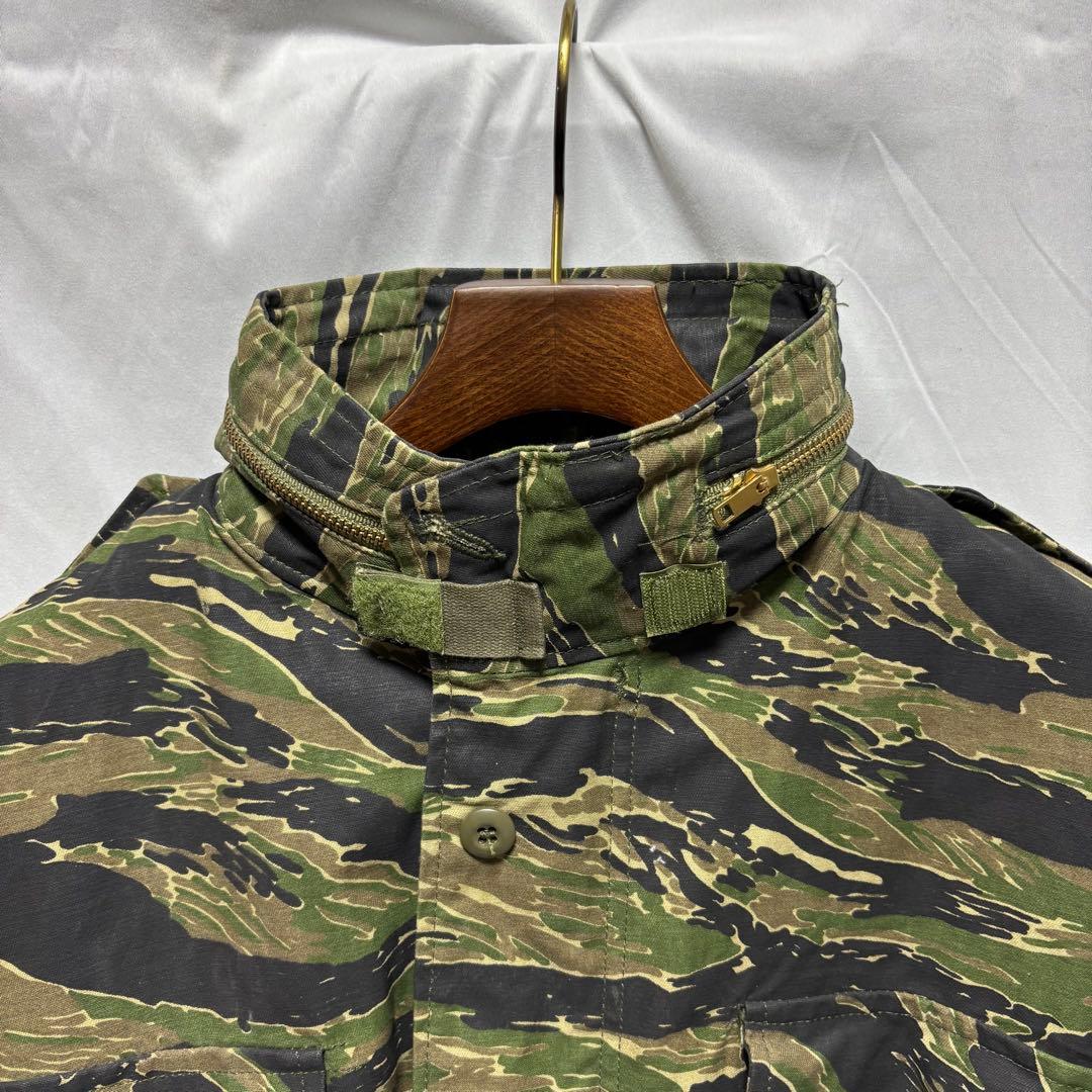 民間品　USA製　米軍　M-65 フィールド ジャケット　タイガーストライプ