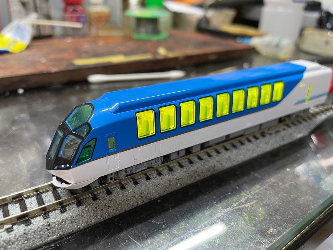 近鉄50000系「しまかぜ」 マイクロエース製室内灯装備編成