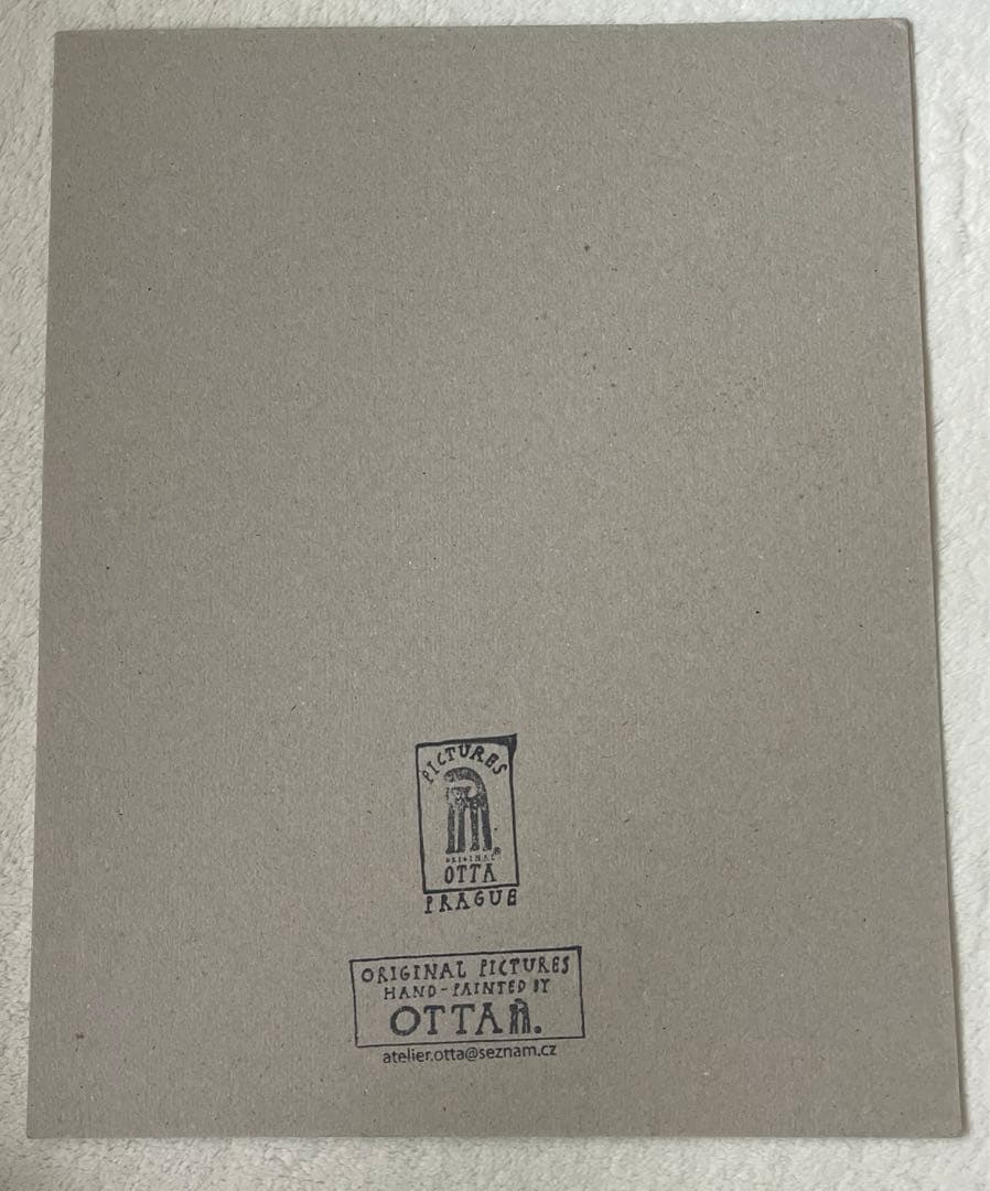 OTTA 手書きイラスト　ポスター　絵　アート