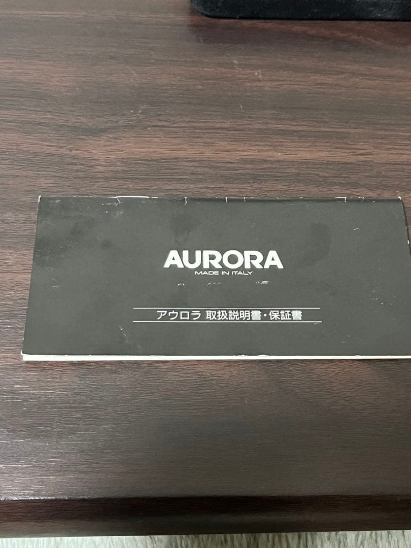 AURORA オプティマ 万年筆 14金ペン先 M 黒