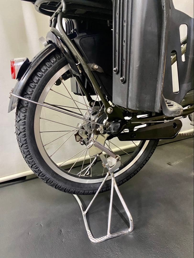 1年保証 新品部品多数使用　ブリヂストン　20インチ　カーキ　電動アシスト自転車