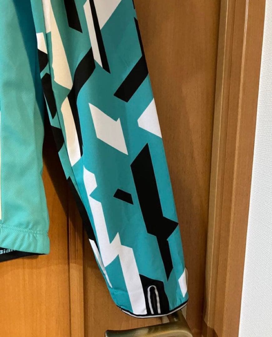 ビアンキ チェレステ ロングスリーブ ジャージ XL サイクル ウェア 長袖