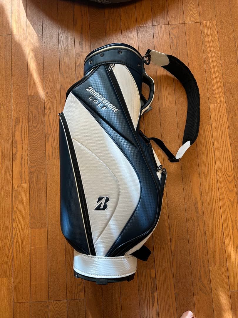 BRIDGESTONE GOLF キャディバッグ ブラック/ホワイト