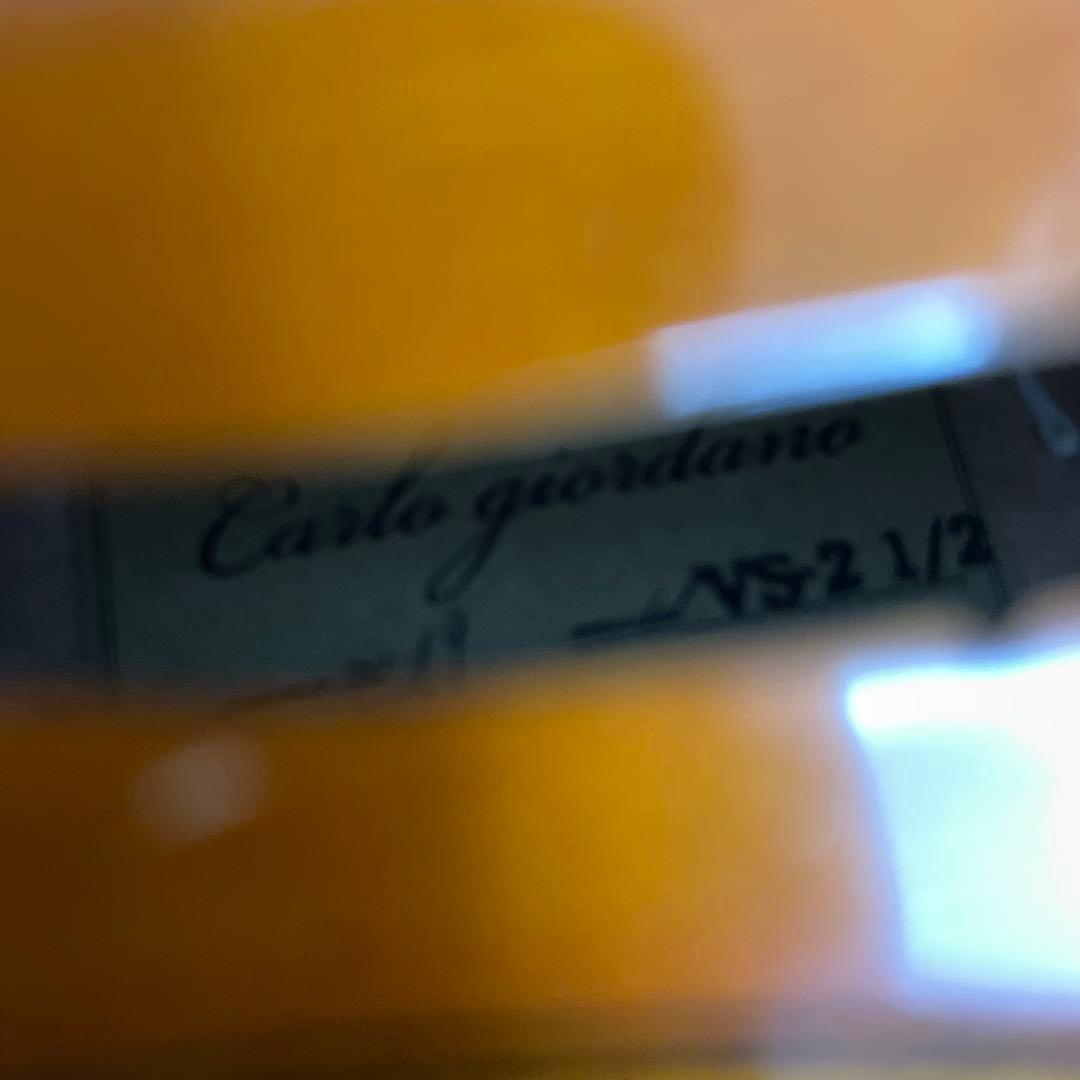 Carlo giordano VS-2 1/2サイズ バイオリン ケース 弓