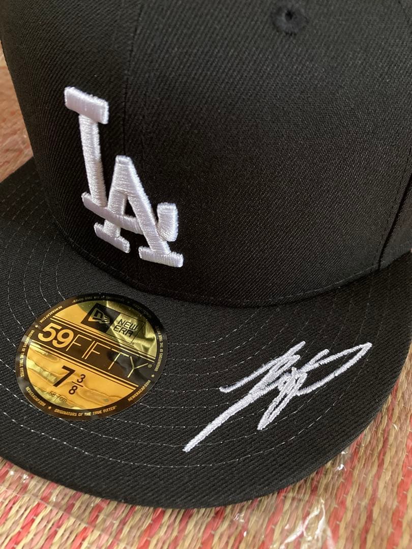 新品　ニューエラ59FIFTY 大谷翔平 ドジャース 刺繍 7 3/8 タグ付
