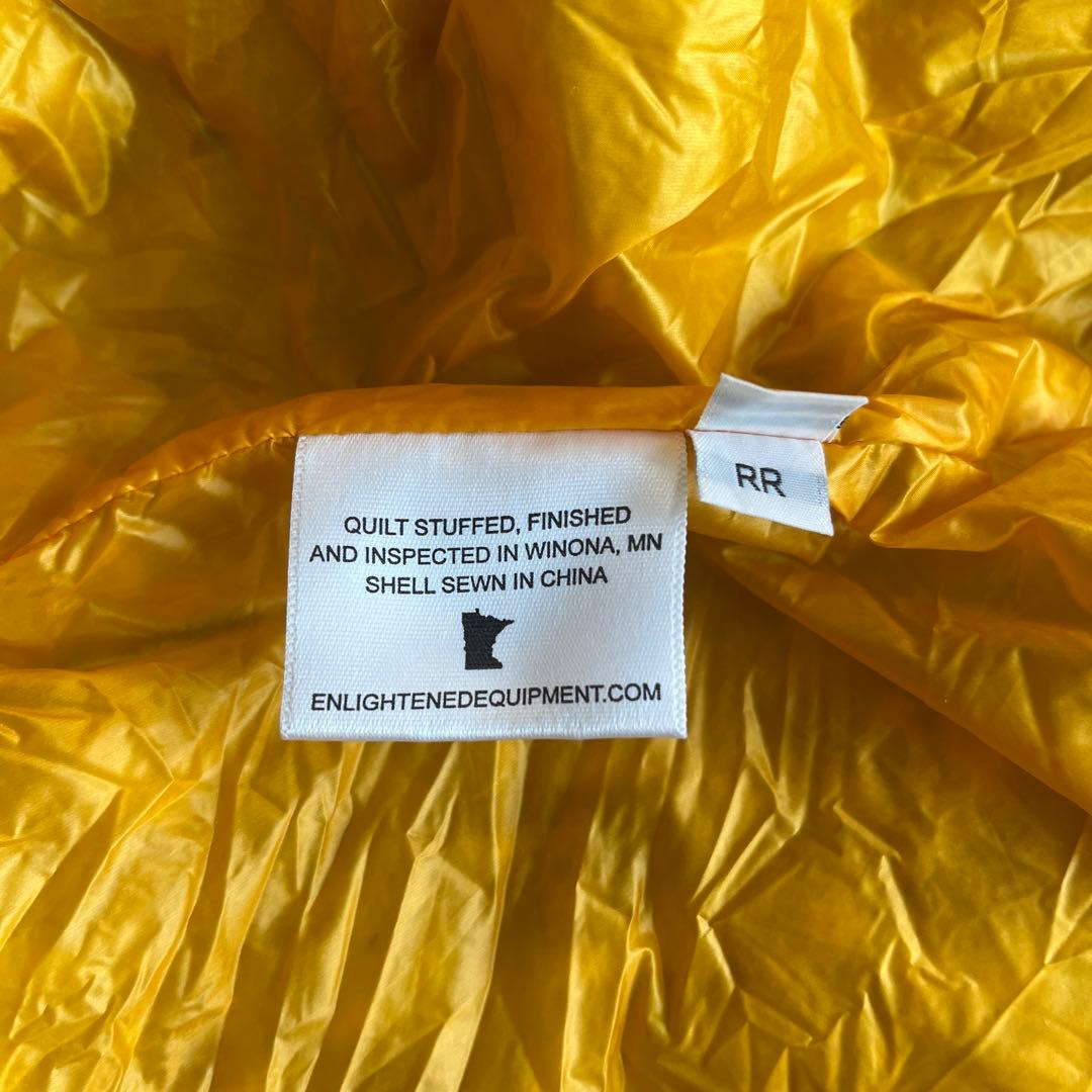 ENLIGHTENED EQUIPMENT 950FP エンライト　20°F