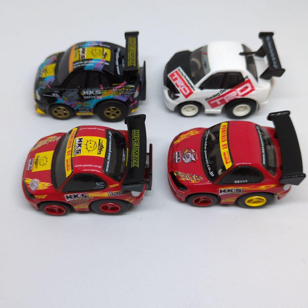 【 チョロＱ 】 ４台セット シルビア アルテッツァ ＨＫＳ ＴＲＤ 開封済