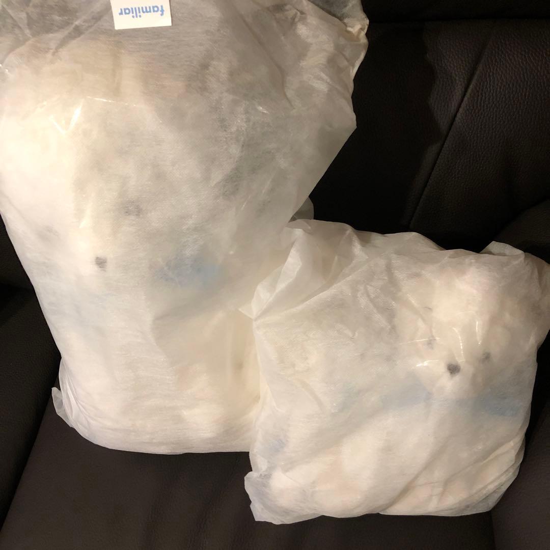 familiar廃盤商品❗️ ホワイトぬいぐるみ 大　小　ミニサイズ 3体セット