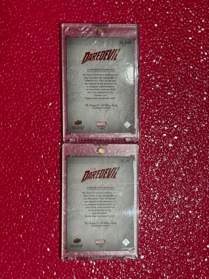 UPPERDECK MARVEL daredevilデアデビル　サインセット