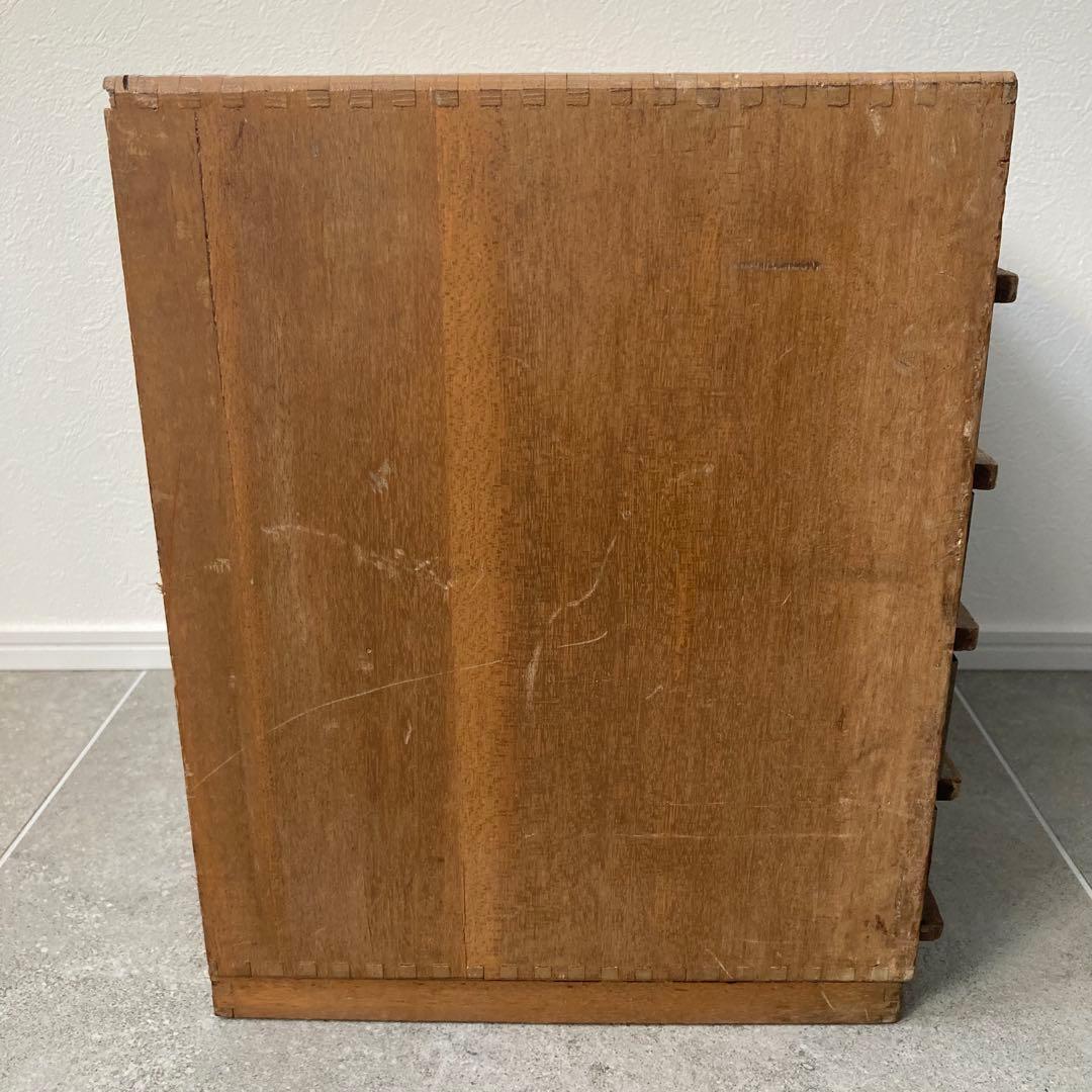 古家具 古道具 引き出し 前面ガラス 収納家具 ヴィンテージ家具