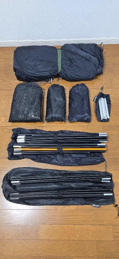 DOKI CAMP G2000 テント フルセット ブラック