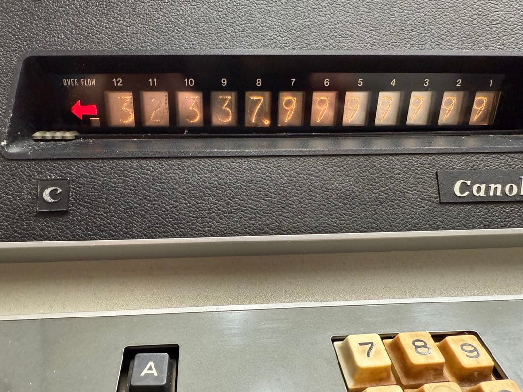 り*ご様 CANOLA-120 キャノン レトロ 電卓機 ジャンク品