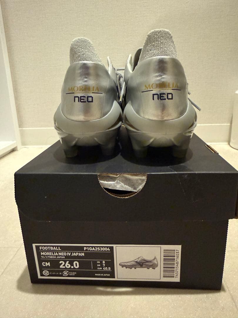 【新品】限定カラー　ミズノ　モレリア ネオ4 JAPAN 26.0