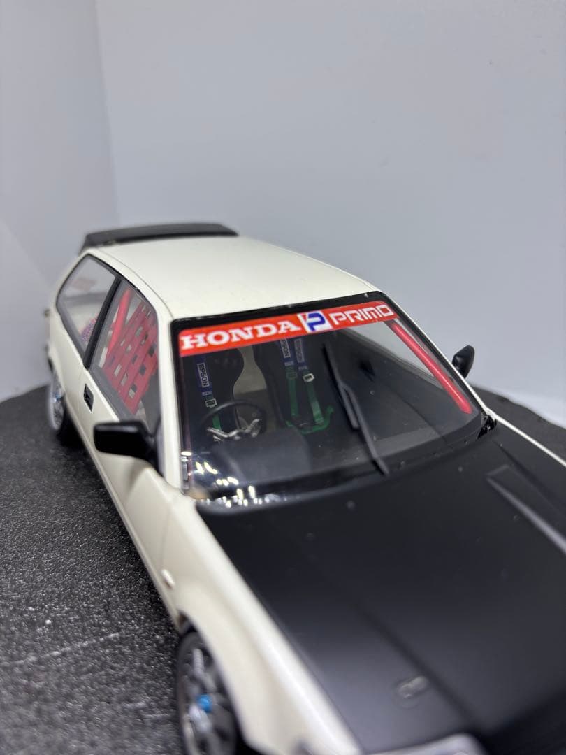 プラモデル完成品　BEEMAX アオシマ　ホンダ　シビック　EF3 環状線仕様