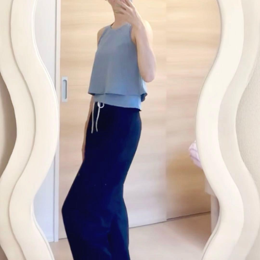 SUKALA カップ付きフレアタンクトップL