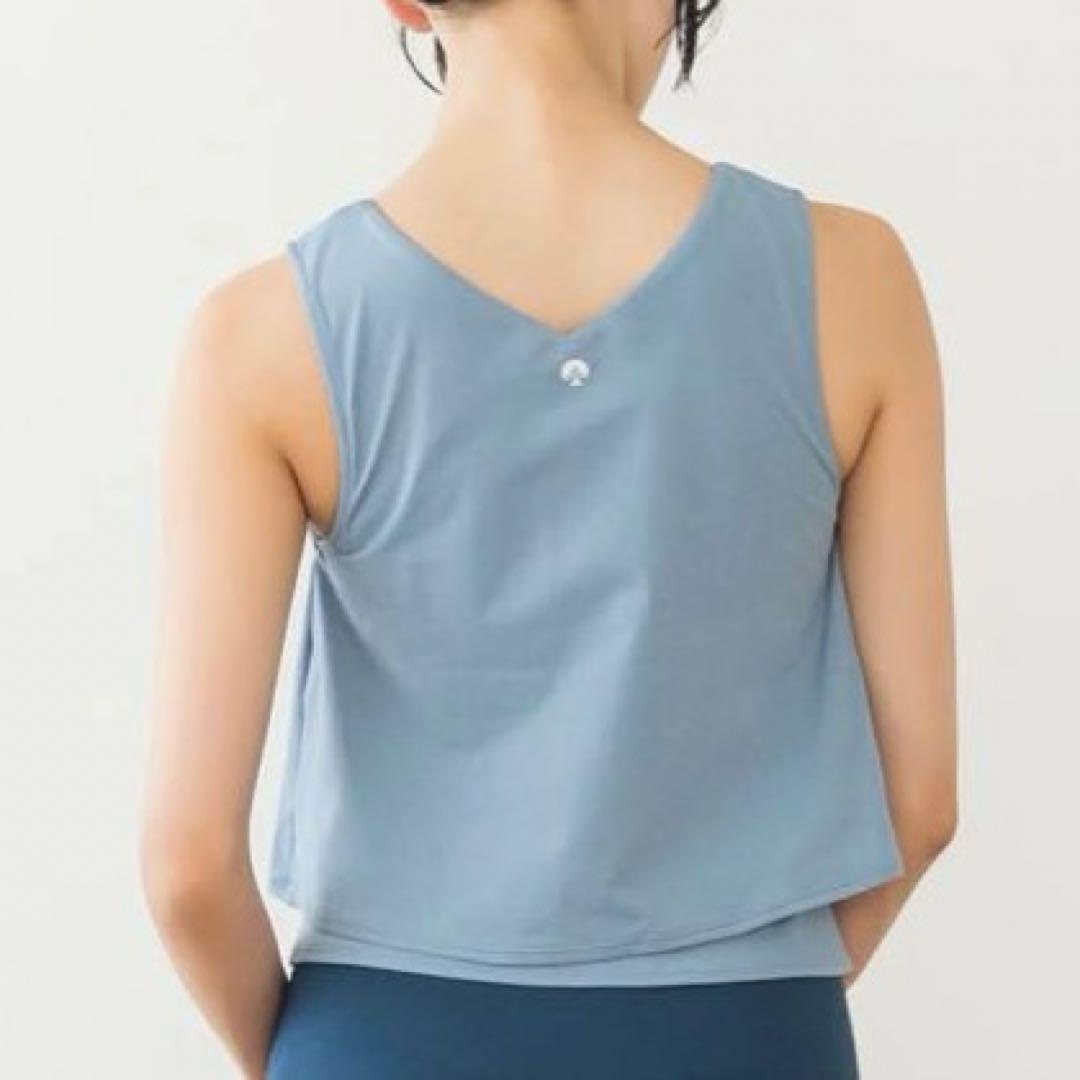 SUKALA カップ付きフレアタンクトップL