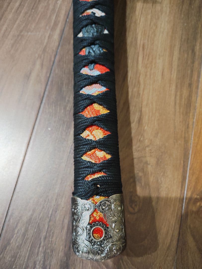 模造刀　装飾的な柄の日本刀　白鞘　　3本セット