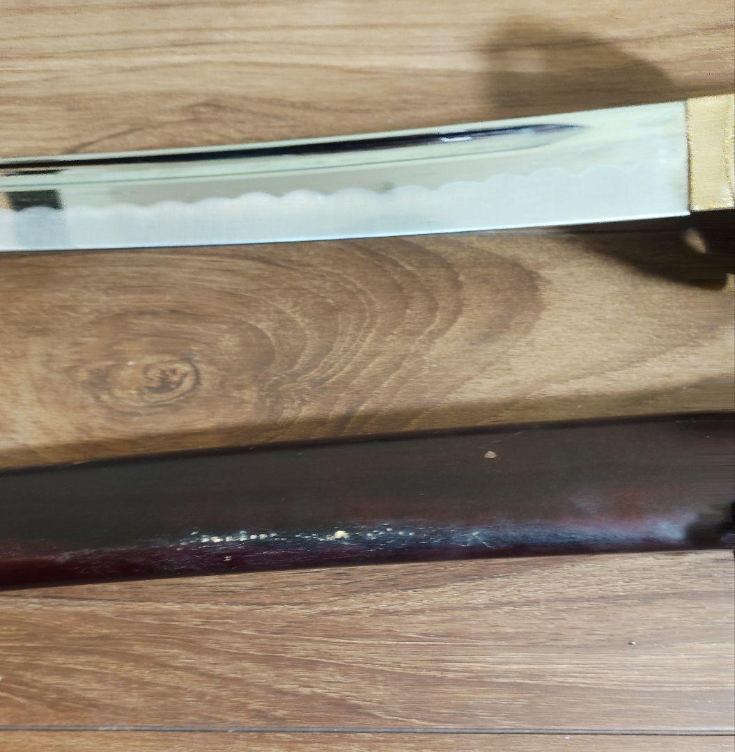 模造刀　装飾的な柄の日本刀　白鞘　　3本セット