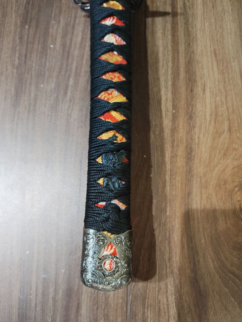 模造刀　装飾的な柄の日本刀　白鞘　　3本セット