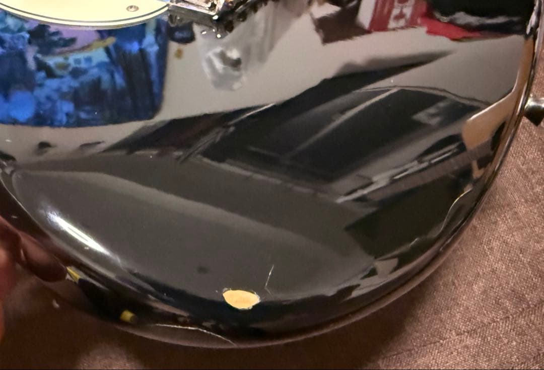 Fenderストラトブラック ボディ