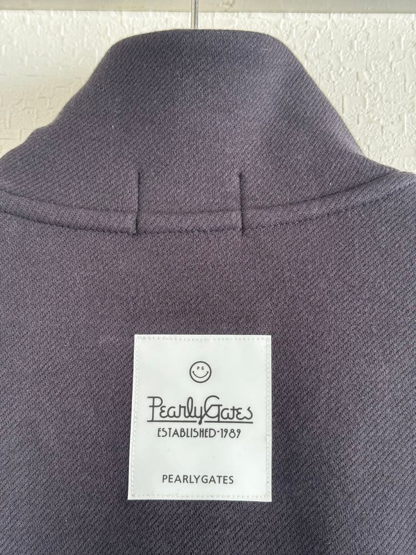 PEARLY GATES ツイル裏毛スウェットハーフジップアップ サイズ6